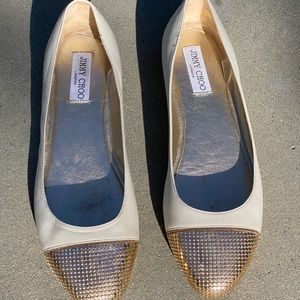 Jimmy Choo leather flats women’s Size 40 (US 10)
